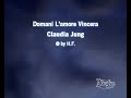 Claudia Jung - Domani l'amore vincera