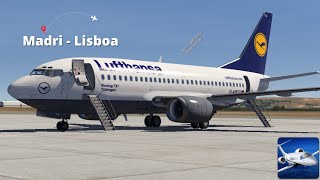 Aerofly Fs 4 Flight simulator | Madri - Lisboa (LEMD-LPPT) 737-500 Lufthansa