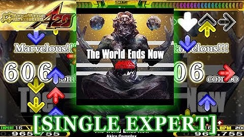 【DDR A20】 The World Ends Now [SINGLE EXPERT] 譜面確認＋クラップ