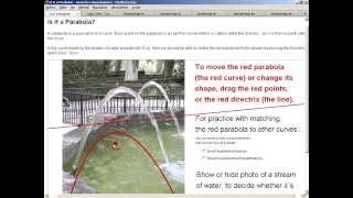 Conic Curves and Iterated Maps with GeoGebra