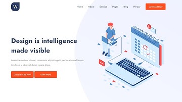 Website Template in HTML and CSS With Source Code ||  Website Template HTML CSS || Creative Networks