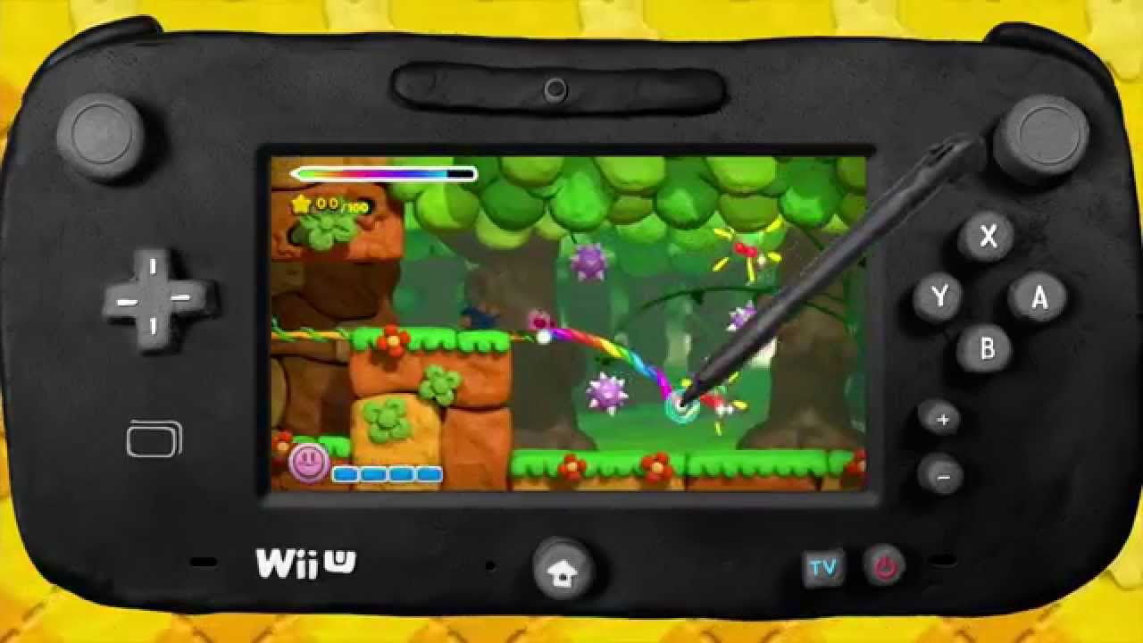 Wii U   Kirby and the Rainbow Curse   Gameplay Trailer