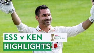 Dean Elgar and Jordan Cox Hit Centuries | Essex v Kent | Vitality County Championship 2024