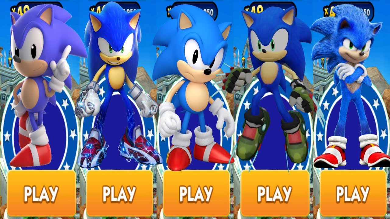 Sonic Dash - Movie Sonic vs Sonic Prime vs Classic Sonic vs All Bosses ...