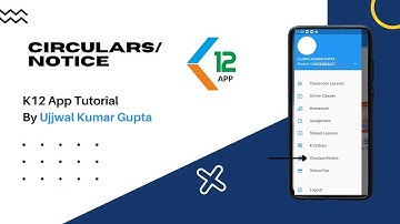 K12 App Circulars / Notice Tab Tutorial - Hitech || How to check Information Posted By School