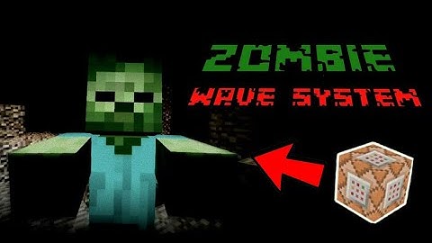How to make a Zombie Wave System | Minecraft Command Block Tutorial