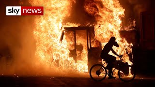 Protests erupt in Wisconsin after shooting of black man by Kenosha police