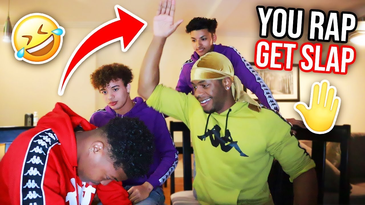IF YOU RAP YOU GET SLAPPED!! 😂 (GETS HEATED) - YouTube