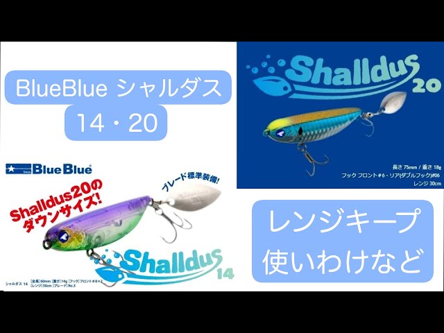 BlueBlueシャルダス14・20の使い分け、レンジキープ、ロッドポジション