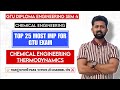 CHEMICAL ENGINEERING THERMODYNAMICS TOP 25 MOST IMP | GTU DIPLOMA SEM 4 CHEMICAL ENGINEERING