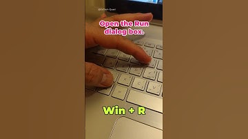 How to Open the Run dialog box | Windows 10