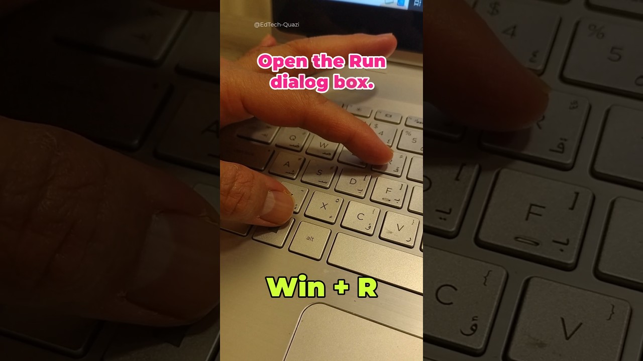 How to Open the Run dialog box | Windows 10