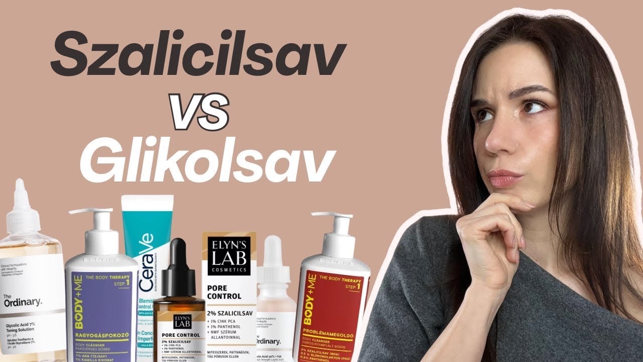 Szalicilsav vagy glikolsav? Melyik a jobb hámlasztó? Melyiket válaszd? | TP Makeup