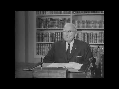 MP2002-150 Former President Truman Discusses Challenges with Civil Rights