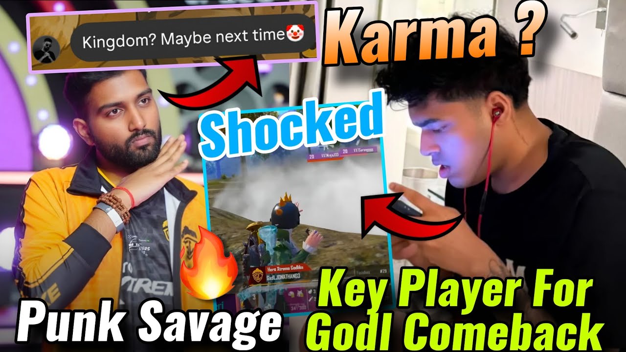 Jonathan Key Player For Godl Comeback 💛  Punk Savage 🚨 Reveal 🔥React On Ankibot Troll ⚠️ Saumraj😳