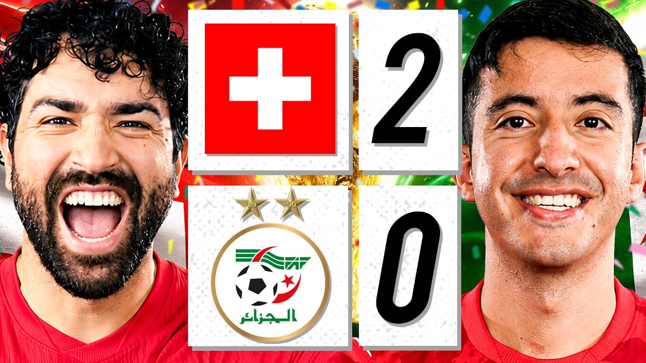 SWITZERLAND = DARK HORSE?! π SWITZERLAND 2-0 ALGERIA (REACTION)