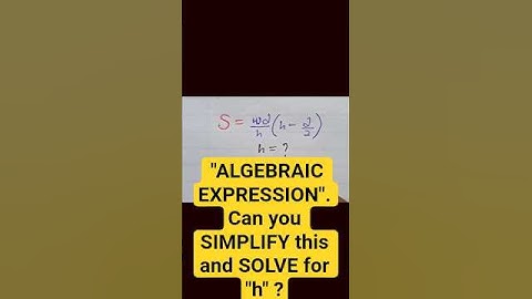 How  To Solve AND Simplify  Algebraic Expressions #maths #algebra #algebraicexpressions #mathstricks
