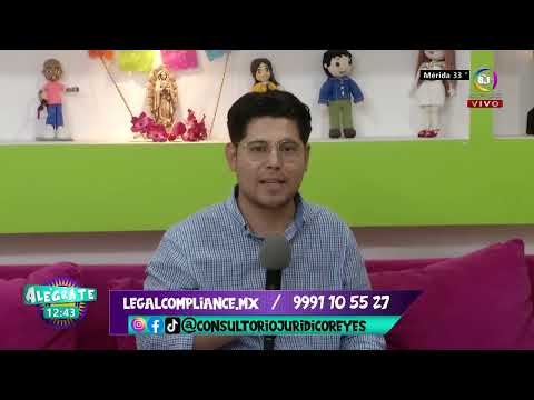 Programa Alégrate: Consultorio Jurídico, Entrevista con el Lic. Vladimir Mendez