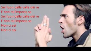 Video thumbnail of "La Valle Dei Re - Marco Mengoni  Lyrics"