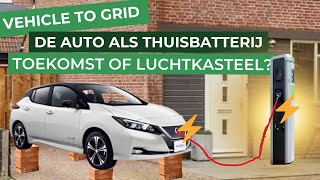 Vehicle-to-grid: de AUTO als THUISBATTERIJ. Is dit de TOEKOMST?