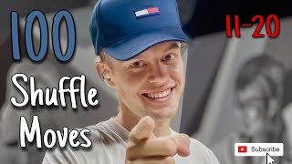 100 Moves Shuffle Dance #2 | Cutting Shapes (Dance Moves Tutorial) | 11-20