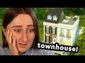 building a realistic townhouse in the sims 4