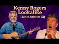 Kenny Rogers Lookalike STUNS America | 64-Year-Old Truck Driver Sounds EXACTLY Like Him | AGT