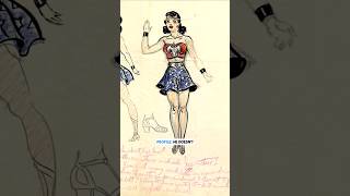 Wonder Womans First Design Was Super Cute! #wonderwoman #dccomics