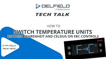 How To Switch Temperature Units on a Danfoss ERC unit