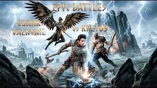 KRATOS HAD NO CHANCE! Fighting Gunnr Valkyrie Like A God!
