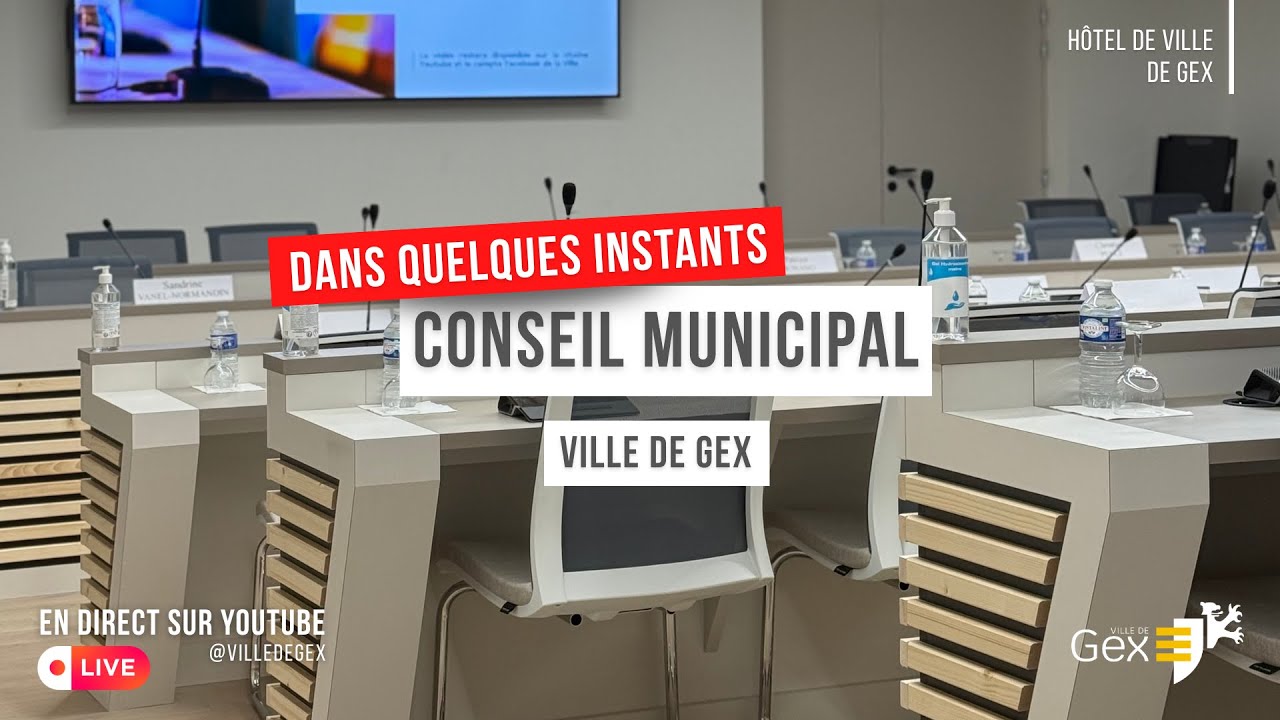 Conseil Municipal Mairie de Gex du 02 Février 2026