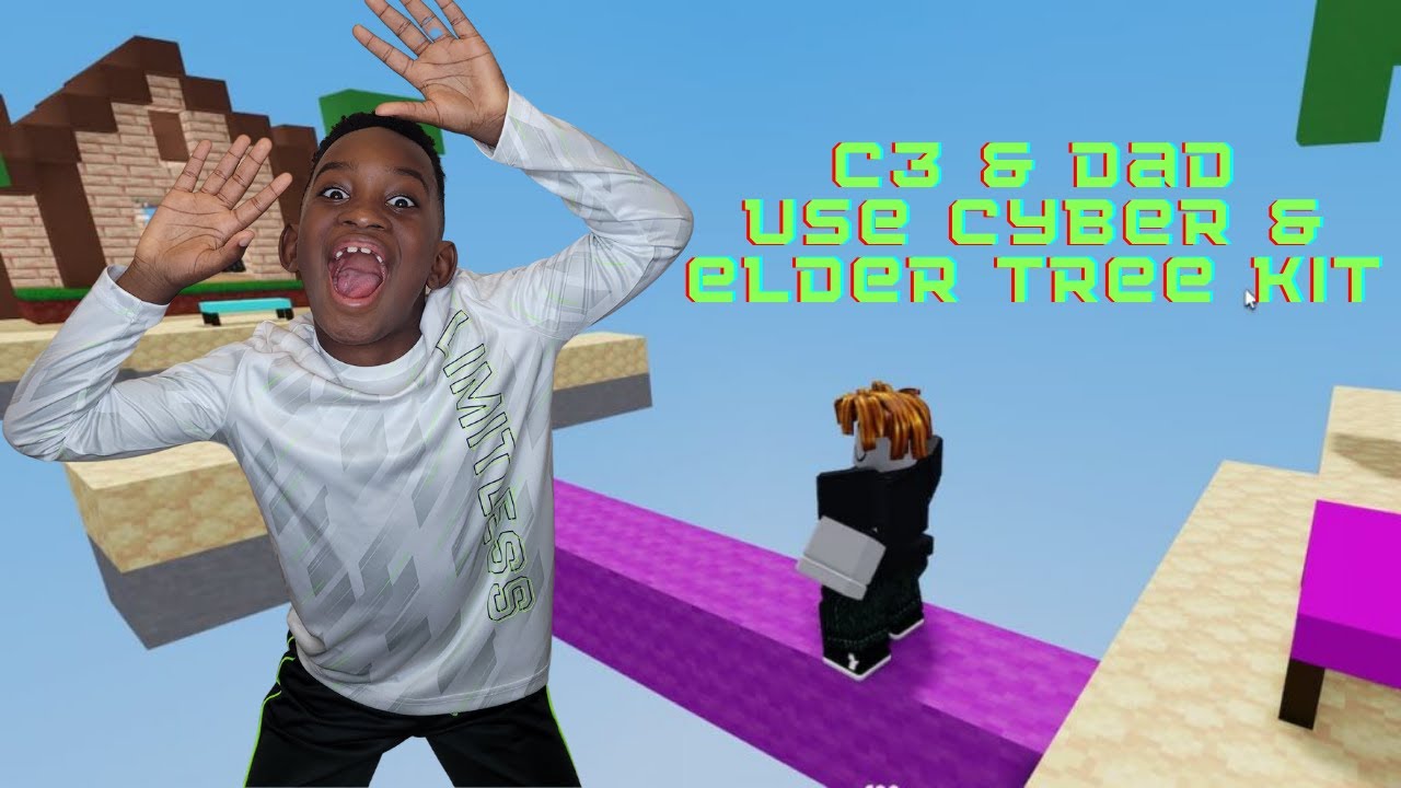 C3 Games & Dad Use Elder Tree Kit In Bedwars 2022 - YouTube