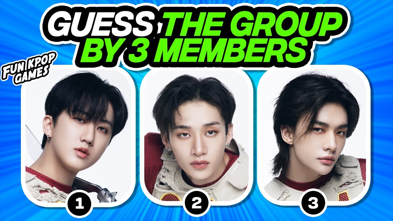 GUESS THE KPOP GROUP BY 3 MEMBERS - FUN KPOP GAMES 2023
