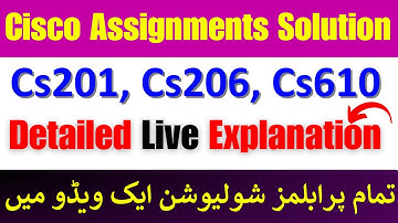 💯Cisco Assignment Solution | All Problems Solution || Cs201 Assignment 2 Solution 2023 | Part 2