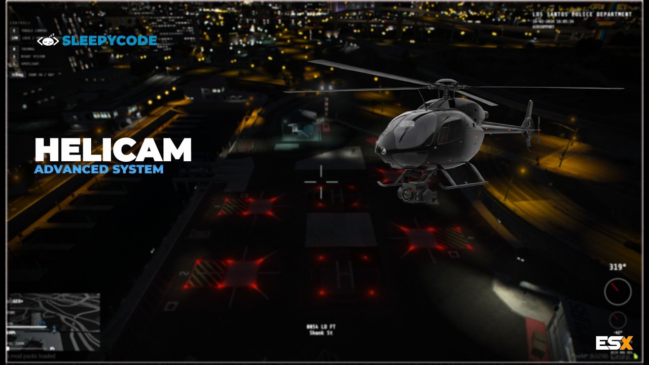 HELICAM - Most Advanced Helicam Script for Fivem! [ESX] - YouTube