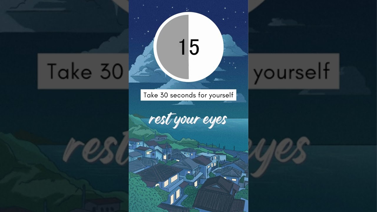 Eyes stress relief break