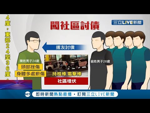 新北男不滿友人欠債24萬不還找人囂張直衝社區棒打欠債男 最終"討債不成"5惡煞躲賣場警1小時逮人｜記者 凌毓鈞 林佳融｜【LIVE大現場】20210809｜三立新聞台