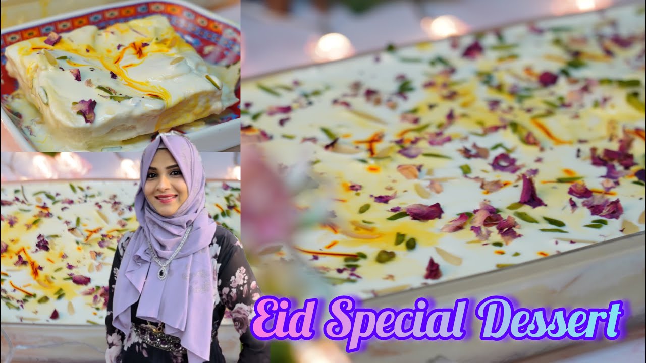 ARABIAN PUDDING 🌙 Eid Special Dessert ✨ Easy  Dessert Recipes for Eid ✨ Bread Custard Pudding