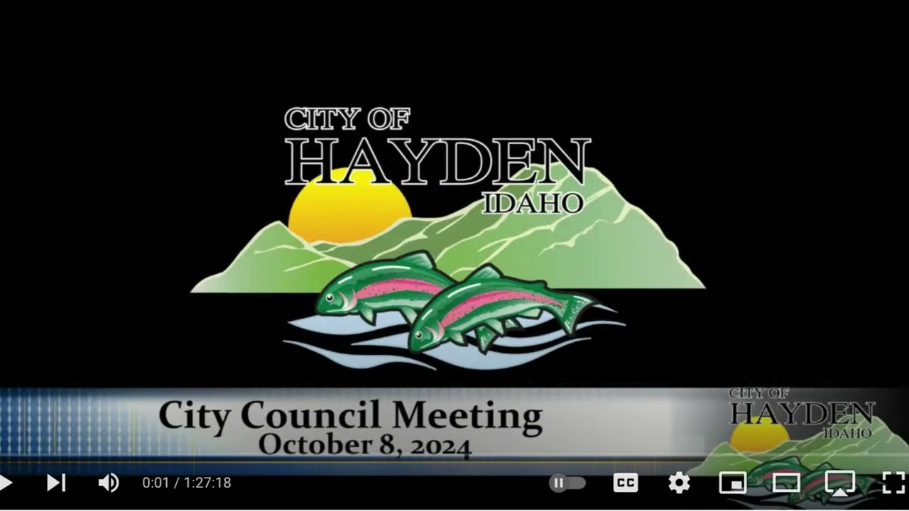Hayden City Council Meeting: regarding the new consent calendar resolution .