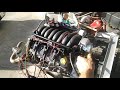 81 Toyota starlet LS3 engine running open headers on test stand