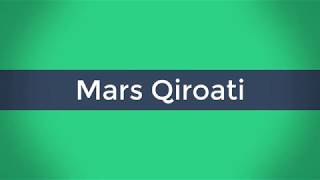 Video thumbnail of "Mars Qiroati Lyric"