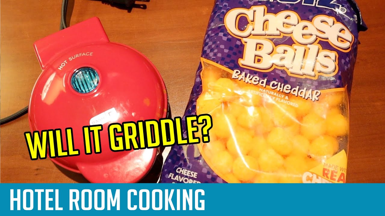 Will It Griddle? Utz Baked Cheddar Cheese Balls * Hotel Cooking