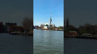 Rotterdam at its most beautiful. Kop van Katendrecht. SS Rotterdam. Euromast. Willemsbrug.