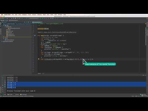 4  Working with string and array in Kotlin