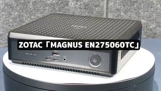 RTX 5060 Tiを搭載したコンパクトすぎるゲーミングPC｜MAGNUS EN275060TC