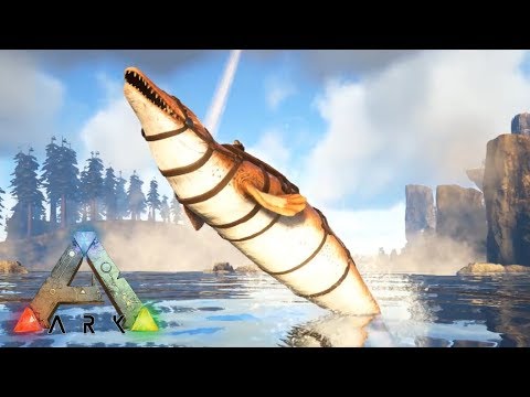 66 Ark Isl S3 電撃無効化 クジラの祖バシロサウルスの能力 Pc版公式pve Ark Survival Evolved Youtube