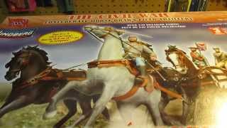 Lindberg 1/16 Horse-Drawn Field Artillery Confederate Great large s...