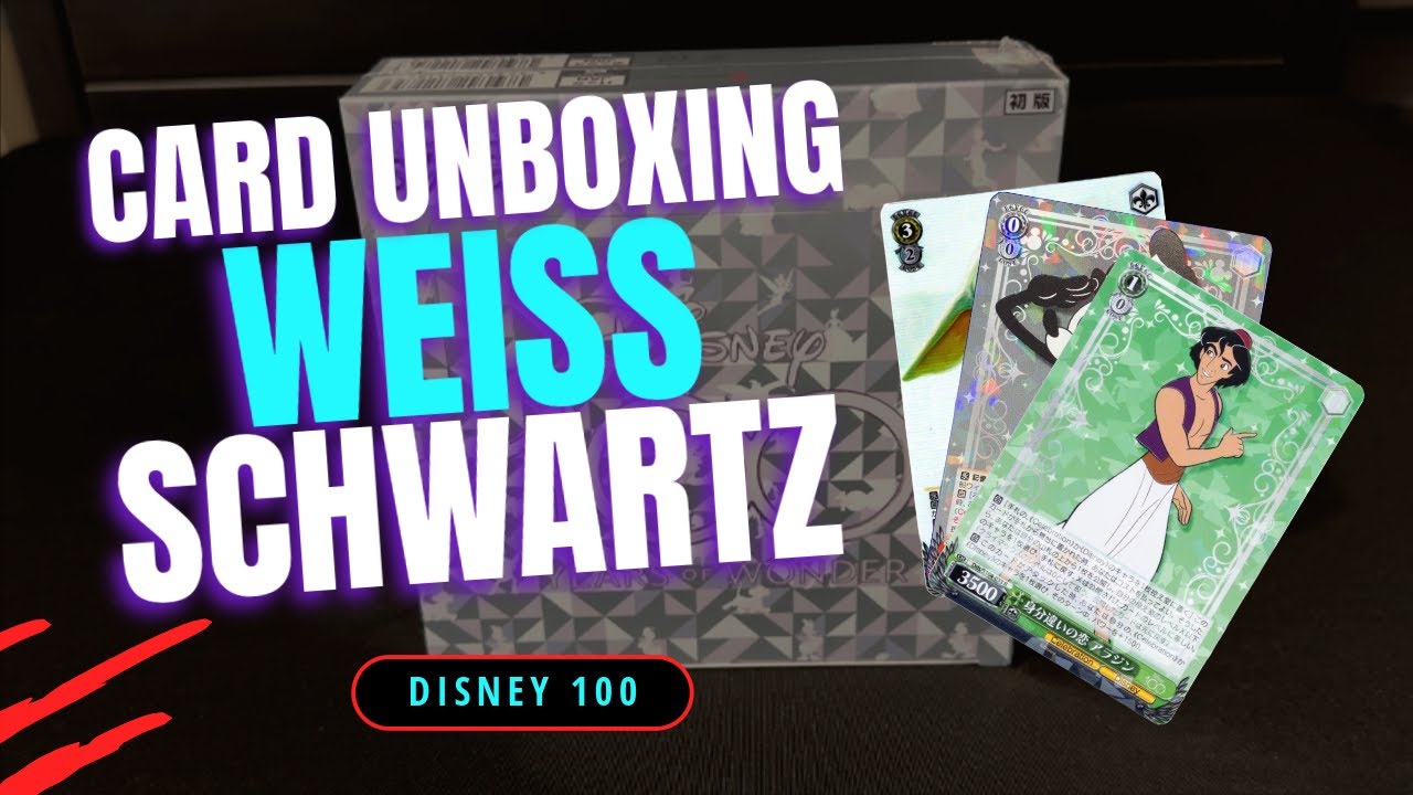 Weiss Schwartz Disney 100 Years of Wonder Cards | Unboxing - YouTube