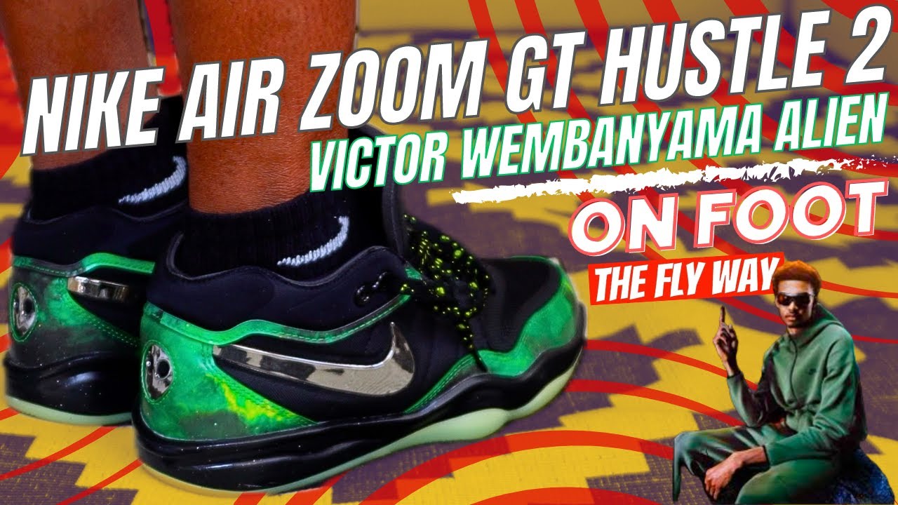 Nike Air Zoom GT Hustle 2 Victor Wemba Alien Glow In The Dark On 