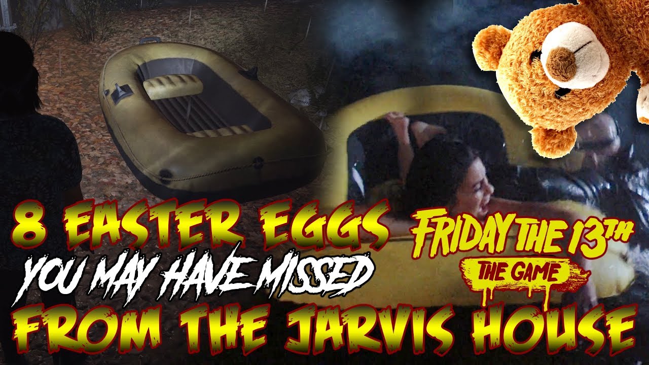 8 JARVIS HOUSE Easter Eggs You May Have Missed! | Friday the 13th: The Game